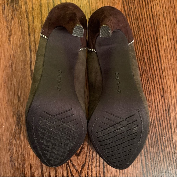 Elegant Brown Suede Women's Heels - Picture 8 of 8